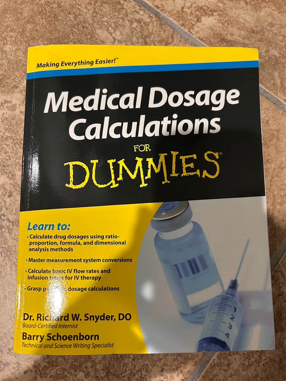 Medical Dosage Calculations For Dummies Wiley Paperback
